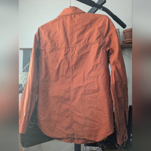 Eddie Bauer Exterior Utility Jacket Rust Orange Sz XS - EUC - Picture 2 of 6